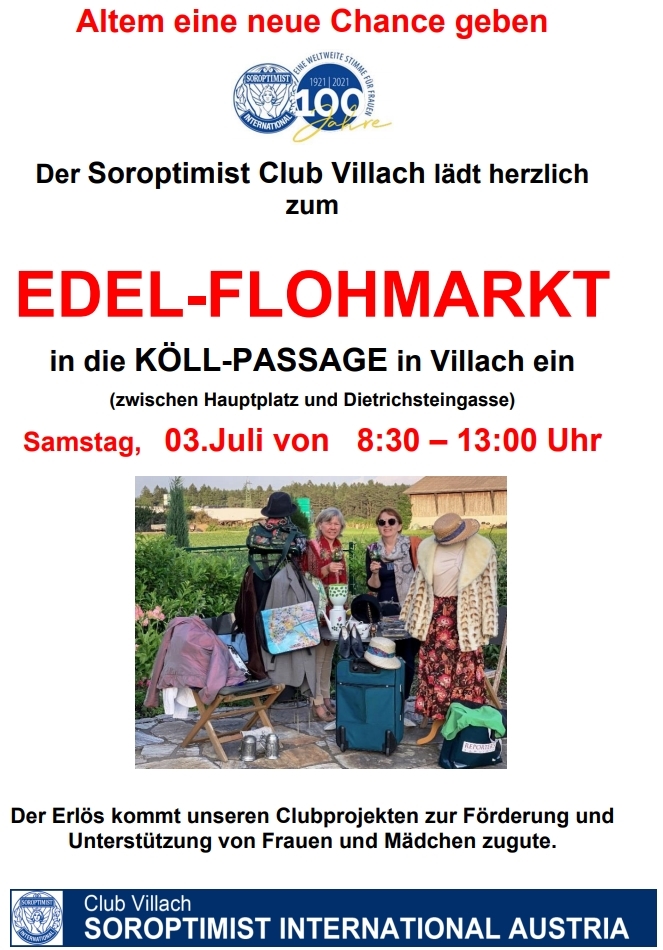 Edel-Flohmarkt am 3. Juli