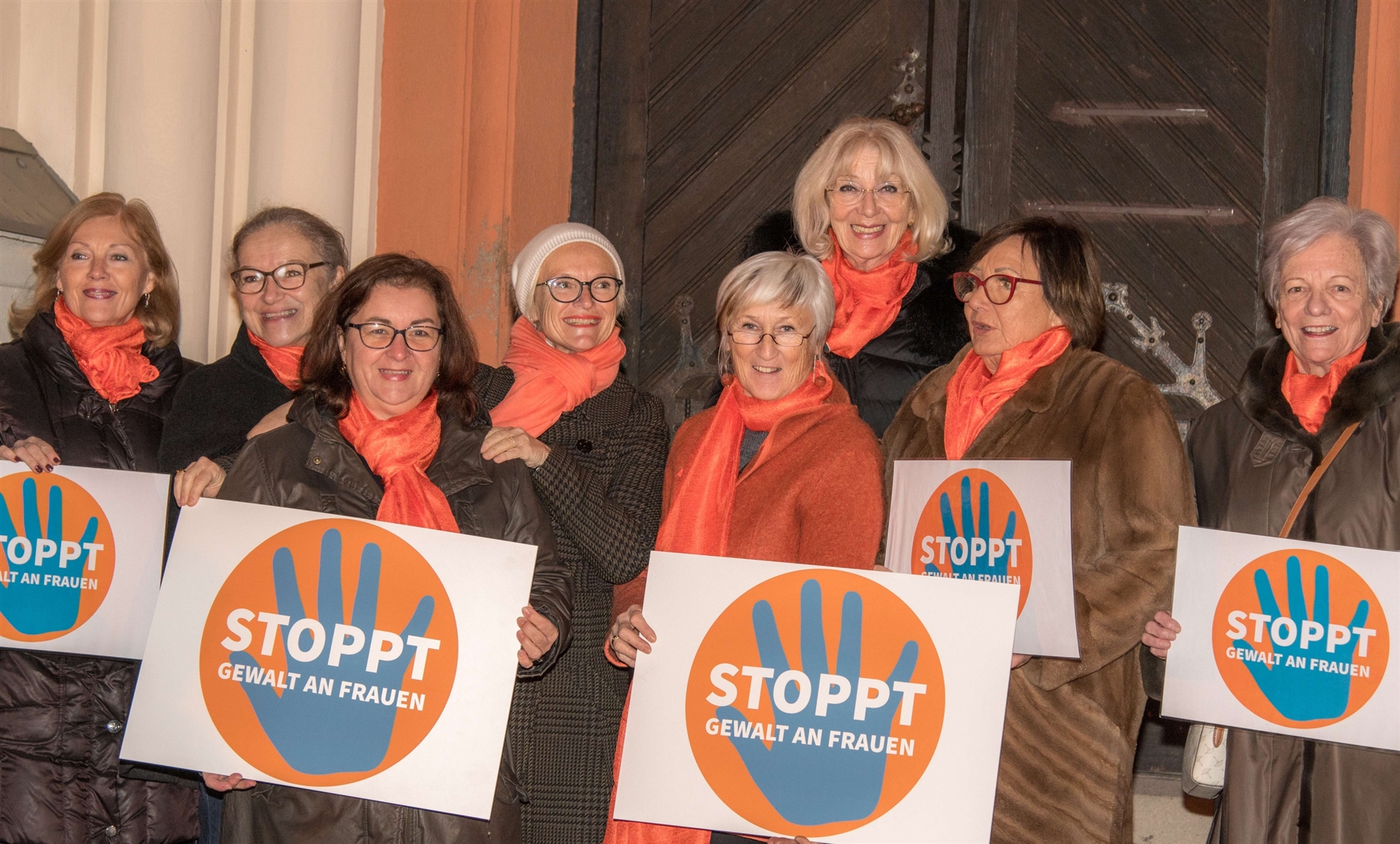 Projekt ‚Orange the World‘ vor Corona